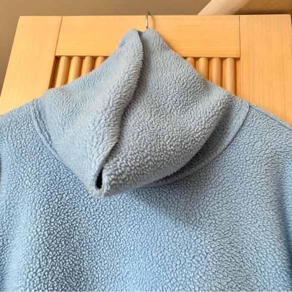 Free People We the Free Elk Mountain Pullover Fleece Sweater blue - Picture 5 of 12
